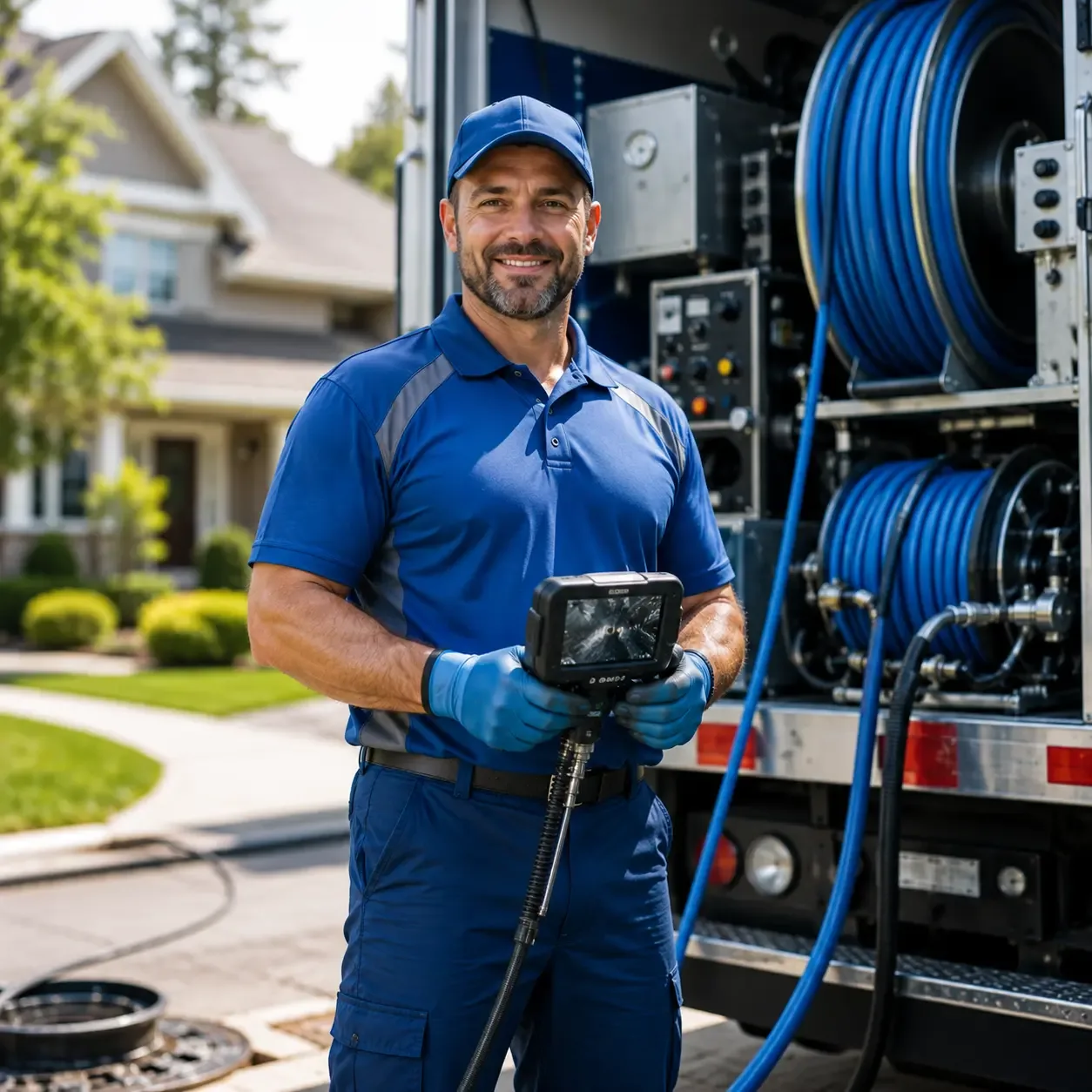 Local outdoor drain cleaning specialists in Chalk Hill, PA